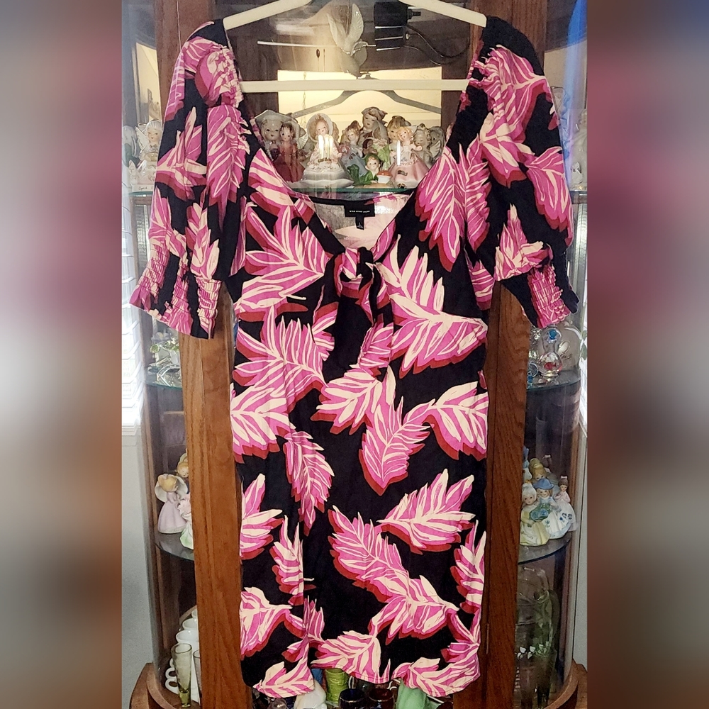 Who What Wear Linen Dress Size Large